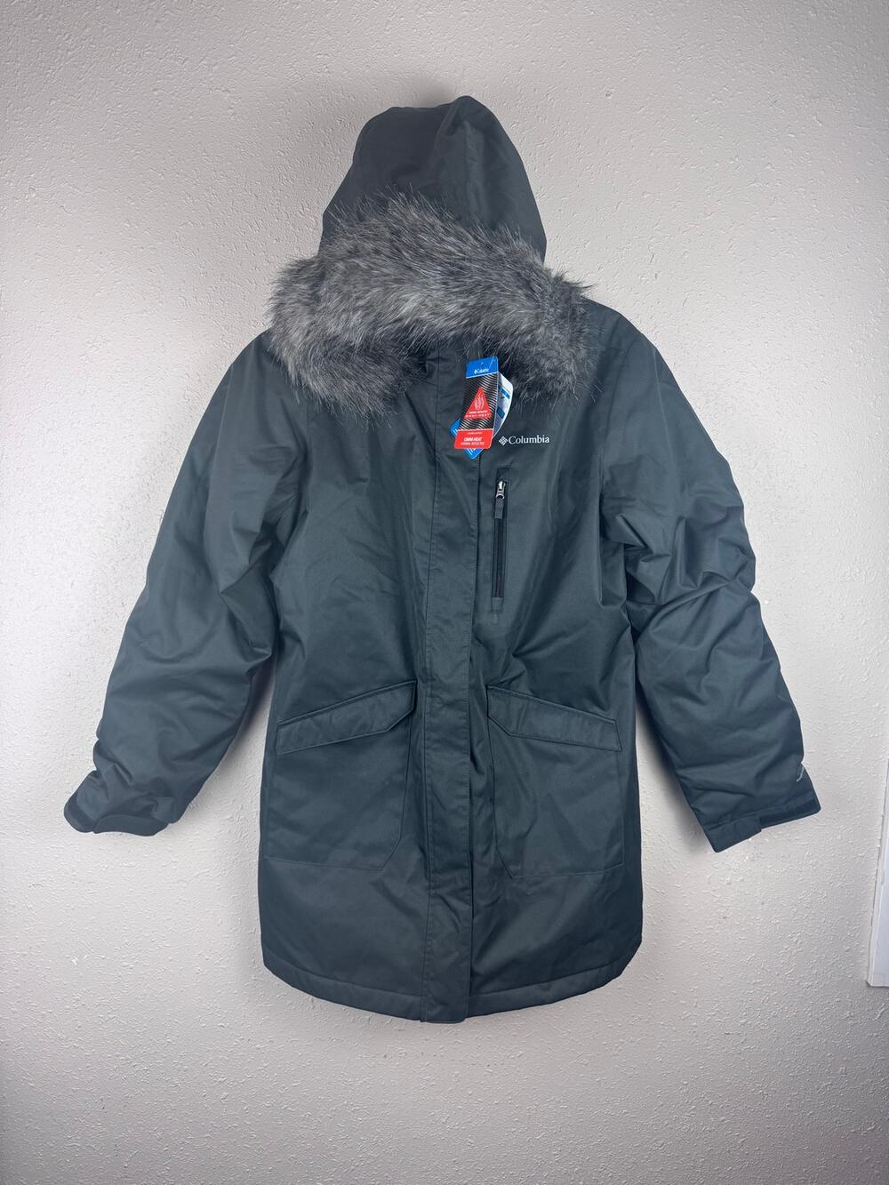 NWT Columbia Suttle Mountain II Long Insulated Jacket Girls Size Large (14/16)
